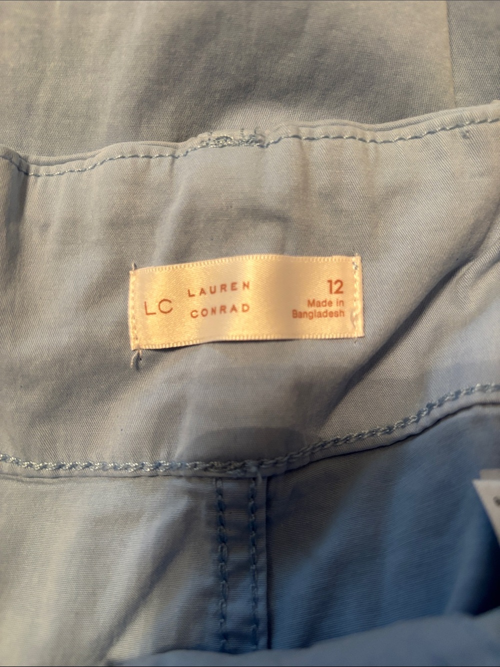 LC Lauren Conrad Light Blue Wide Leg Pants - Picture 4 of 5